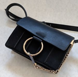 Black mini crossbody bag